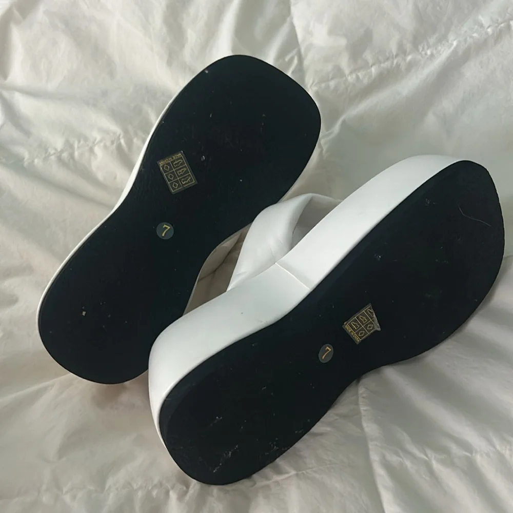 Jeffery Campbell platform flip flops